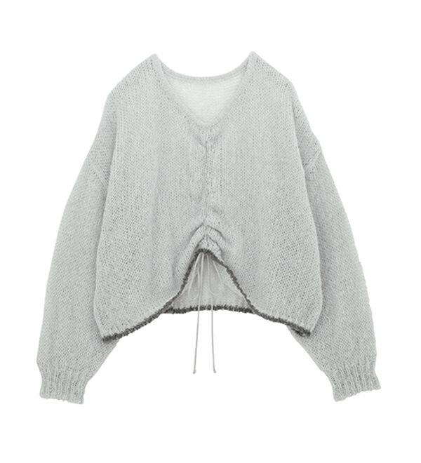 RANAN（ラナン）の「モヘアライク２ＷＡＹギャザーニット（ニット・セーター）」｜詳細画像