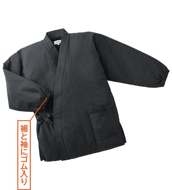 「寒さに負けない中綿キルト裏フリース作務衣（メンズ和装・浴衣・和装グッズ）」｜詳細画像