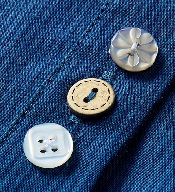 ルフラン（ルフラン）の「【３色組】大活躍！アイロンいらずのかっぽうシャツ（シャツ）」｜詳細画像