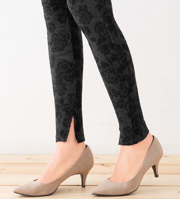 LAVIENNE（ラヴィエンヌ）の「【４色組】すっきりお出掛け女優レギンス（スパッツ・レギンス）」｜詳細画像