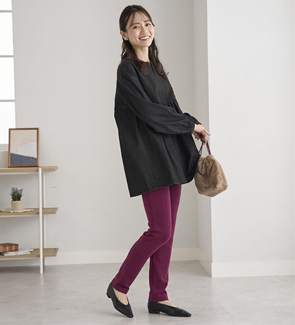 まるではく毛布！静電防止付裏ファーレギンス - ベルーナ【公式】 