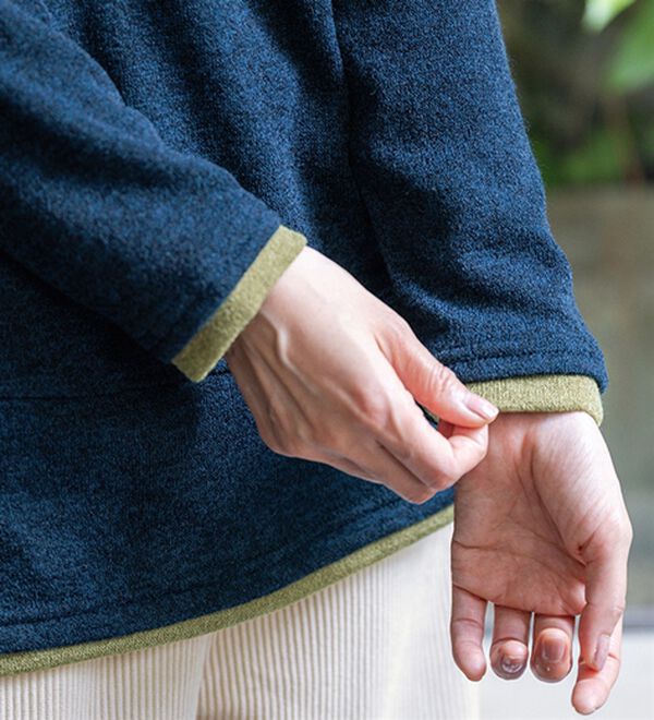 BELLUNA（ベルーナ）の「衿デザイン配色チュニック（チュニック）」｜詳細画像