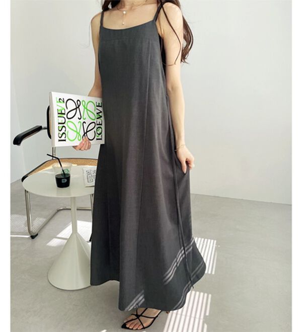 GeeRA（ジーラ）の「リネンライクロングキャミワンピース（その他ワンピース）」｜詳細画像