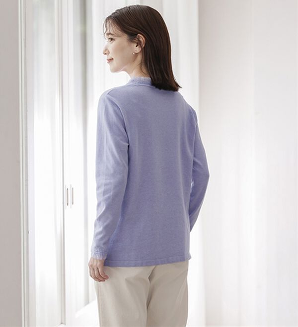 ルフラン（ルフラン）の「顔まわりで彩る＊デザイン衿ニット（ニット・セーター）」｜詳細画像