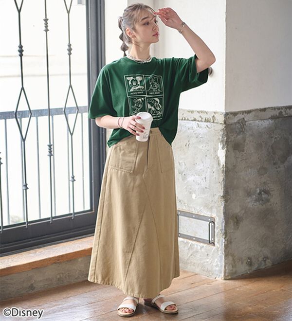 「＜Ｄｉｓｎｅｙ＞綿混素材ゆるっとＴシャツ（カットソー）」｜詳細画像