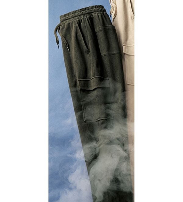 ルフラン（ルフラン）の「冷感！アイスパンツ（フルレングスパンツ）」｜カーキ