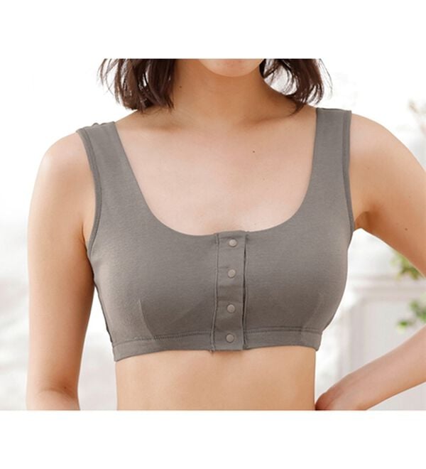 LAVIENNE（ラヴィエンヌ）の「素肌よろこぶオーガニックコットン前開きブラ（ブラジャー）」｜詳細画像