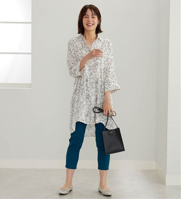 BELLUNA（ベルーナ）の「【接触冷感】ヒンヤリ速乾！かのこ素材レギンスパンツ（スパッツ・レギンス）」｜詳細画像