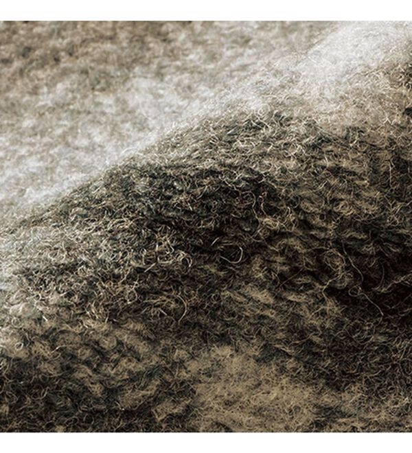 ルフラン（ルフラン）の「ウール入り　ビッグチェックコート（ロングコート）」｜詳細画像