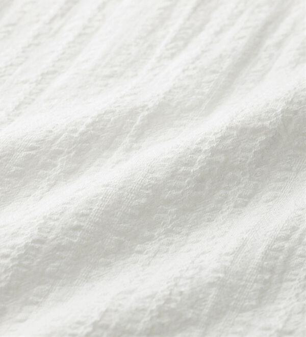 YU'NOW（ユナウ）の「【上下２点セット】スクエアネックドビーストライプパジャマ（パジャマ・ルームウェア）」｜詳細画像