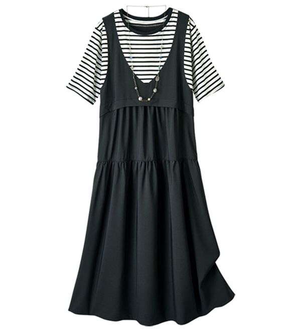 ルフラン（ルフラン）の「【２色組】サッと着るだけ！ゆるっと可愛いワンピース（その他ワンピース）」｜詳細画像