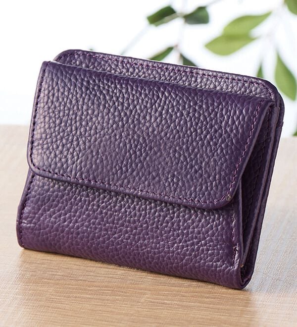 「牛革コンパクト財布（財布・パスケース）」｜詳細画像