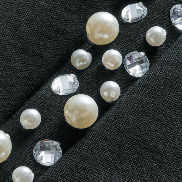 RANAN（ラナン）の「ジャージー素材ビジューポケットデザインブルゾン（ブルゾン）」｜詳細画像