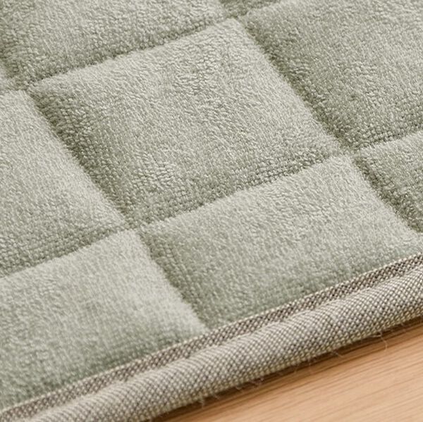 iellio（イエリオ）の「肌触りやわらか！綿１００％タオル地ラグ＜洗濯機で洗える・コットン・カーペット・オールシーズン・裏面滑り止め加工＞（ラグ）」｜詳細画像