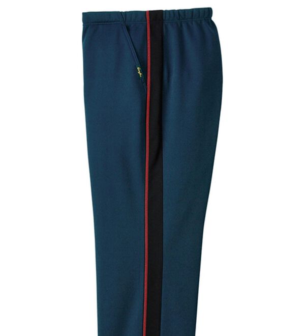 「【３本組】日本製しっかり暖か裏フリースジャージパンツ（メンズフルレングスパンツ）」｜詳細画像