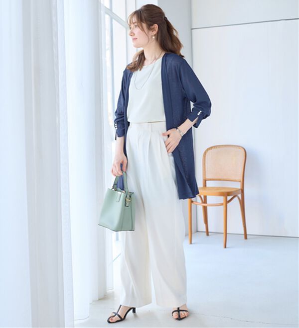 alotta（アロッタ）の「さらっと軽い！シアートッパーカーディガン（その他カーディガン）」｜詳細画像