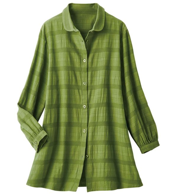 ルフラン（ルフラン）の「ドビー織ミニ衿ブラウス（ブラウス）」｜詳細画像