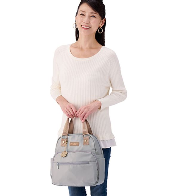 「整理収納アドバイザー監修１０ポケット軽量リュック（リュック）」｜詳細画像