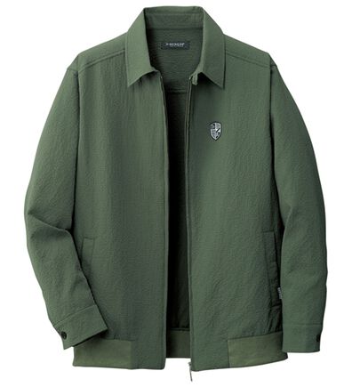 「＜ダンロップ・リファインド＞接触冷感サッカーブルゾン（メンズブルゾン）」