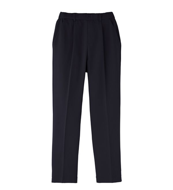 BELLUNA（ベルーナ）の「【選べる2丈展開】着心地快適！ツイルテーパードパンツ60丈/65丈（テーパードパンツ）」｜ネイビー