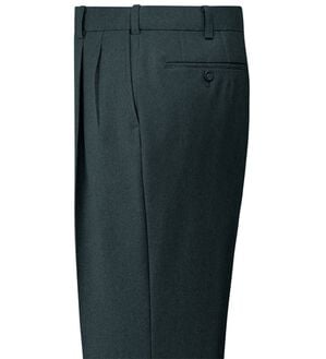 「裾上げ済コンビネーションスラックス　暖か裏地付（メンズスラックス）」｜チャコールグレー(無地)