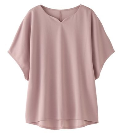 alotta（アロッタ）の「着痩せが叶うドルマンスリーブきれいめカットソー（カットソー）」