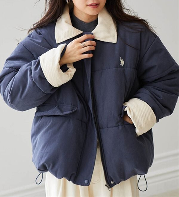 RANAN（ラナン）の「＜U.S.POLO ASSN.＞ワークデザイン中綿ブルゾン（ブルゾン）」｜詳細画像