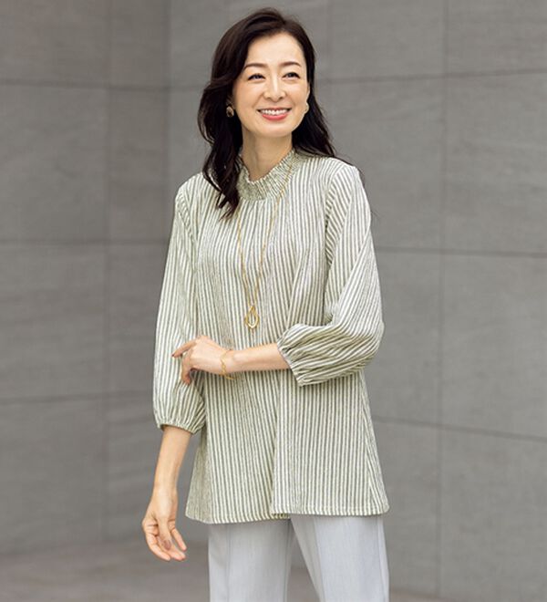 ルフラン（ルフラン）の「ジャカードプルオーバーベストアンサンブル（アンサンブル）」｜詳細画像