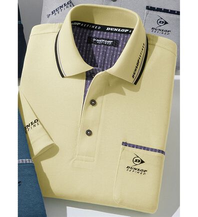 「＜ダンロップ・リファインド＞日本の匠！７分袖ドライポロシャツ（メンズポロシャツ）」