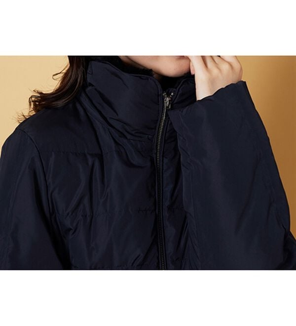 BELLUNA（ベルーナ）の「フレンチダウン使い細見えキルト切替ロングコート（ロングコート）」｜詳細画像