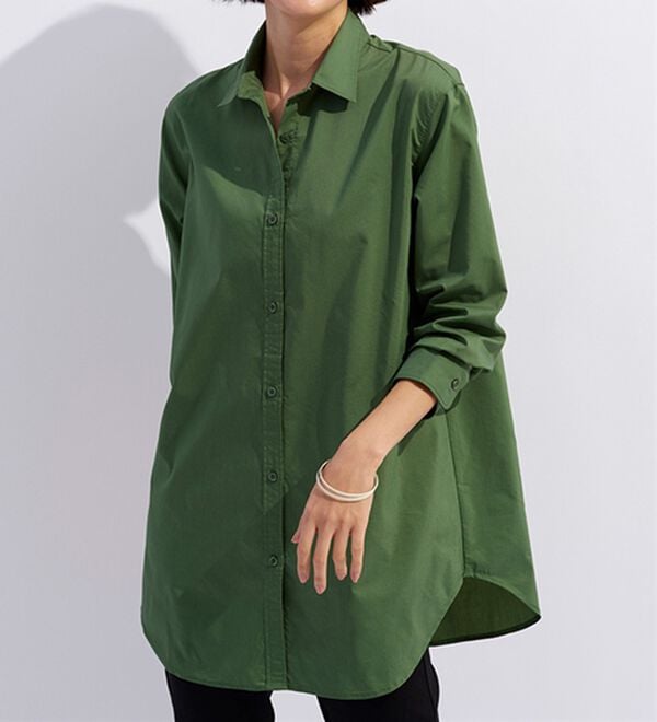 BELLUNA（ベルーナ）の「＜ＳＯＬＯＴＥＸ（Ｒ）＞ストレッチビッグシャツ（シャツ）」｜詳細画像