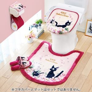 「トトロとジジ　トイレマットシリーズ（トイレマット）」｜ジジ(たそがれ)
