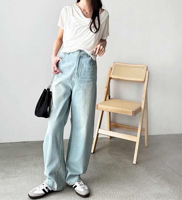 GeeRA（ジーラ）の「美脚魅せカーブデニム（フルレングスパンツ）」｜詳細画像