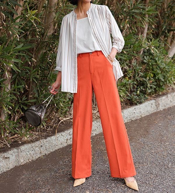 BELLUNA（ベルーナ）の「涼感やわらか袖リボンシャツチュニック（チュニック）」｜詳細画像