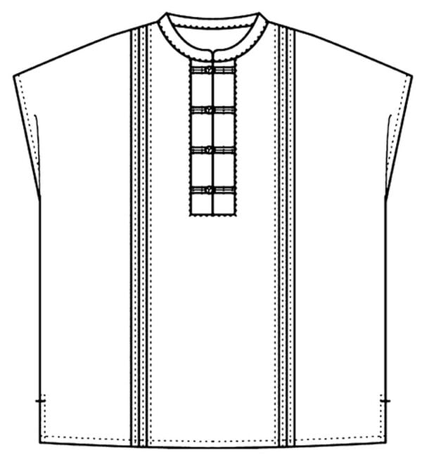 BELLUNA（ベルーナ）の「＜＆ｃｏｃｏｃｈｉ＞綿麻素材チャイナボタンゆったりブラウス（ブラウス）」｜詳細画像