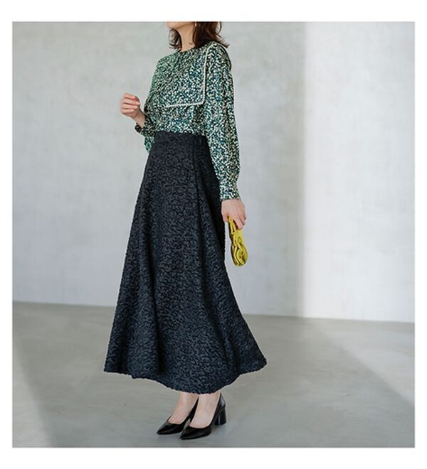 RANAN（ラナン）の「小花柄プリントブラウス（ブラウス）」｜詳細画像