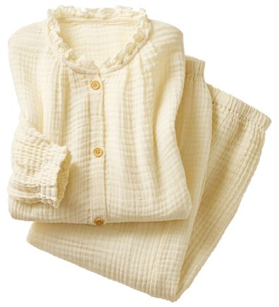 「オーガニックコットン３重ガーゼパジャマ（パジャマ・ルームウェア）」