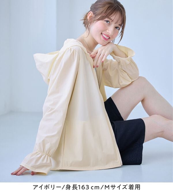 alotta（アロッタ）の「＜水陸両用＞紫外線カット！爽快ジップパーカー（パーカー）」｜詳細画像