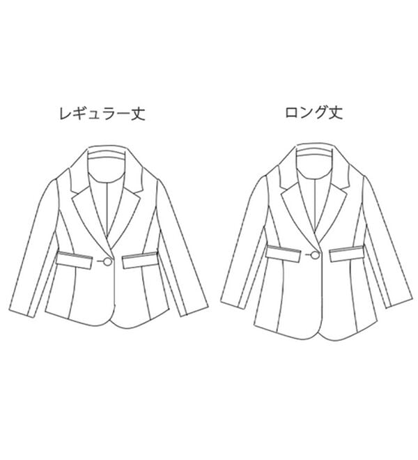 BELLUNA（ベルーナ）の「＜楽スタフィット＞テーラードジャケット（テーラードジャケット）」｜詳細画像