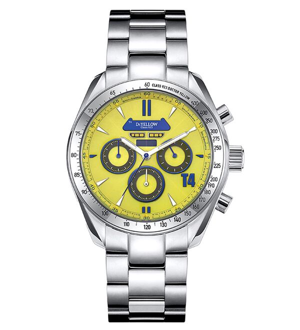 「９２３形　ドクターイエロー（Ｔ４）電波ソーラークロノグラフ（メンズ腕時計）」｜詳細画像