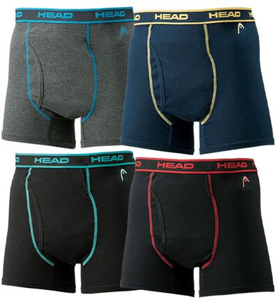 「【４枚組】＜ヘッド＞染みないスポーティデザインボクサー（メンズボクサーパンツ）」