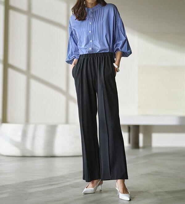 RANAN（ラナン）の「タック使いボリューム袖ブラウス（ブラウス）」｜詳細画像