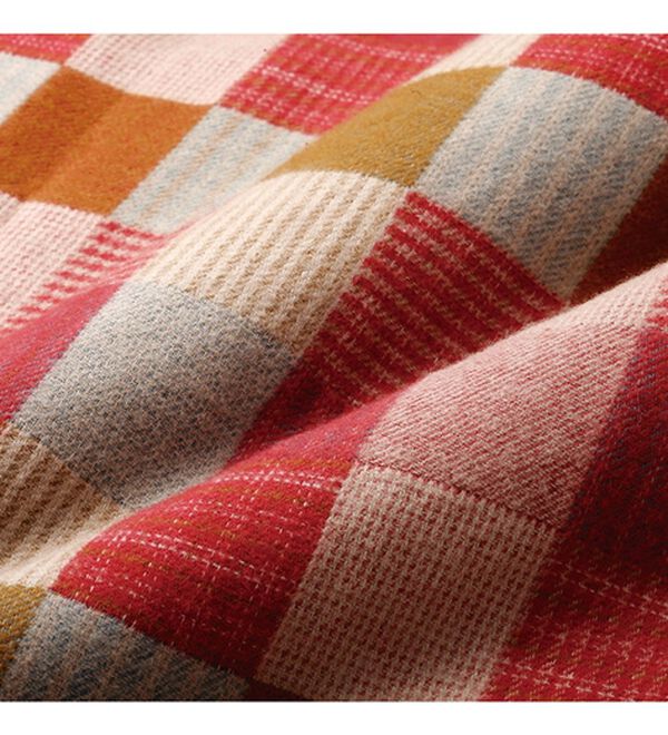 「＜キンロック＞日本製　パッチワークふわふわ起毛シャツ（メンズシャツ）」｜詳細画像