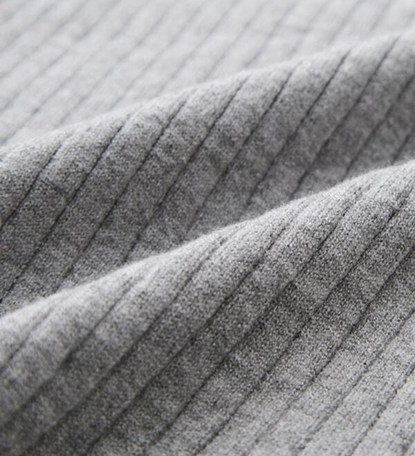 GeeRA（ジーラ）の「【再入荷】レイヤード風モチっと柔らかリブニット（ニット・セーター）」｜詳細画像