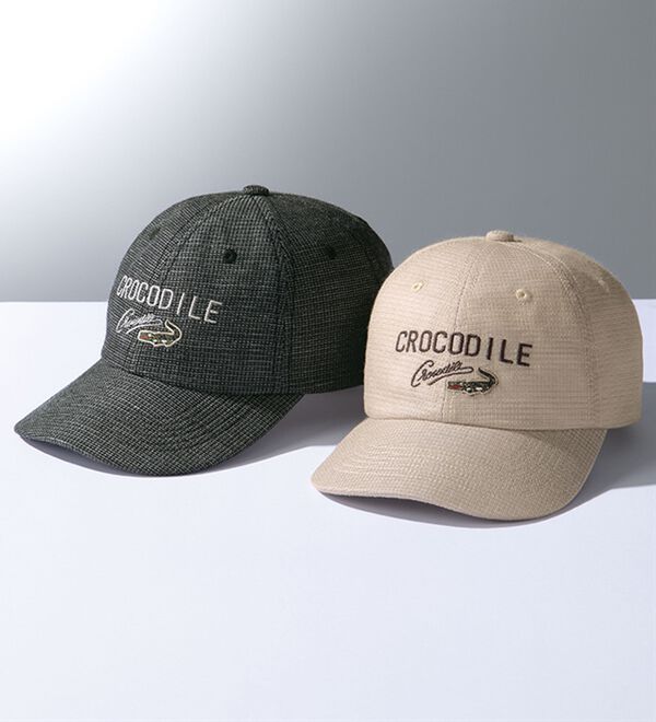 「＜クロコダイル＞折りたためる涼やかメッシュ帽子（メンズ帽子）」｜詳細画像