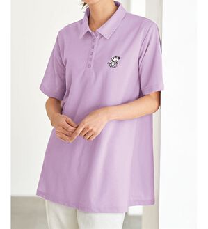 BELLUNA（ベルーナ）の「スヌーピー刺しゅうポロチュニック（ポロシャツ）」｜詳細画像