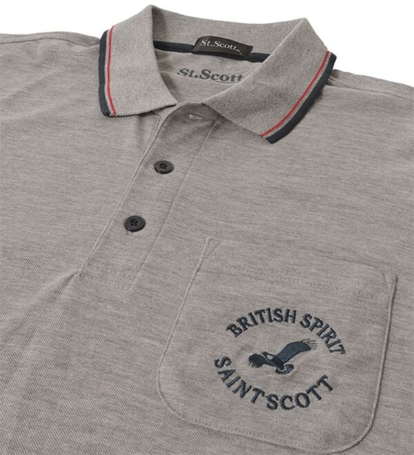 ネイビーアイボリーストライプ五分袖ポロシャツ 楽天市場】五分袖（カラーネイビー）（ポロシャツ｜トップス