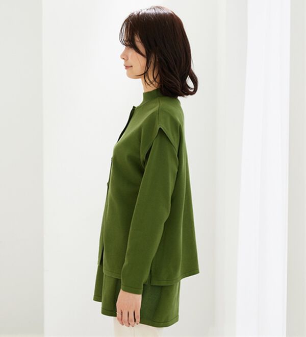 BELLUNA（ベルーナ）の「前後２ｗａｙベスト付ニットアンサンブル（アンサンブル）」｜詳細画像