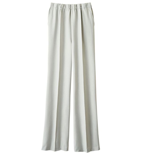 ルフラン（ルフラン）の「【３本組】日本製すっきり見えの上品フレアーパンツ（ワイドパンツ・ガウチョ）」｜詳細画像