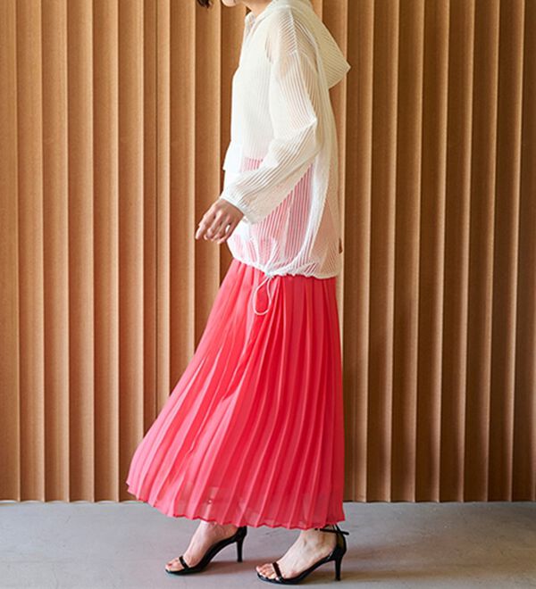 RANAN（ラナン）の「プリーツロングスカート（ロングスカート）」｜詳細画像